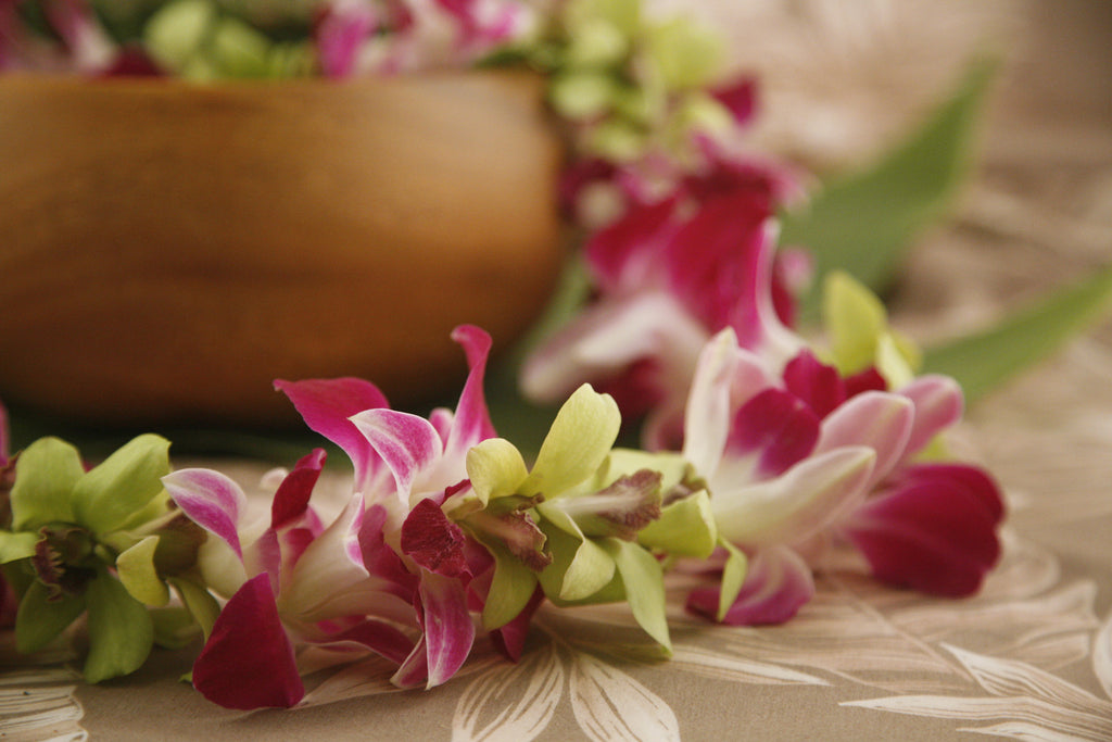 Mixed Orchid Lei Jade