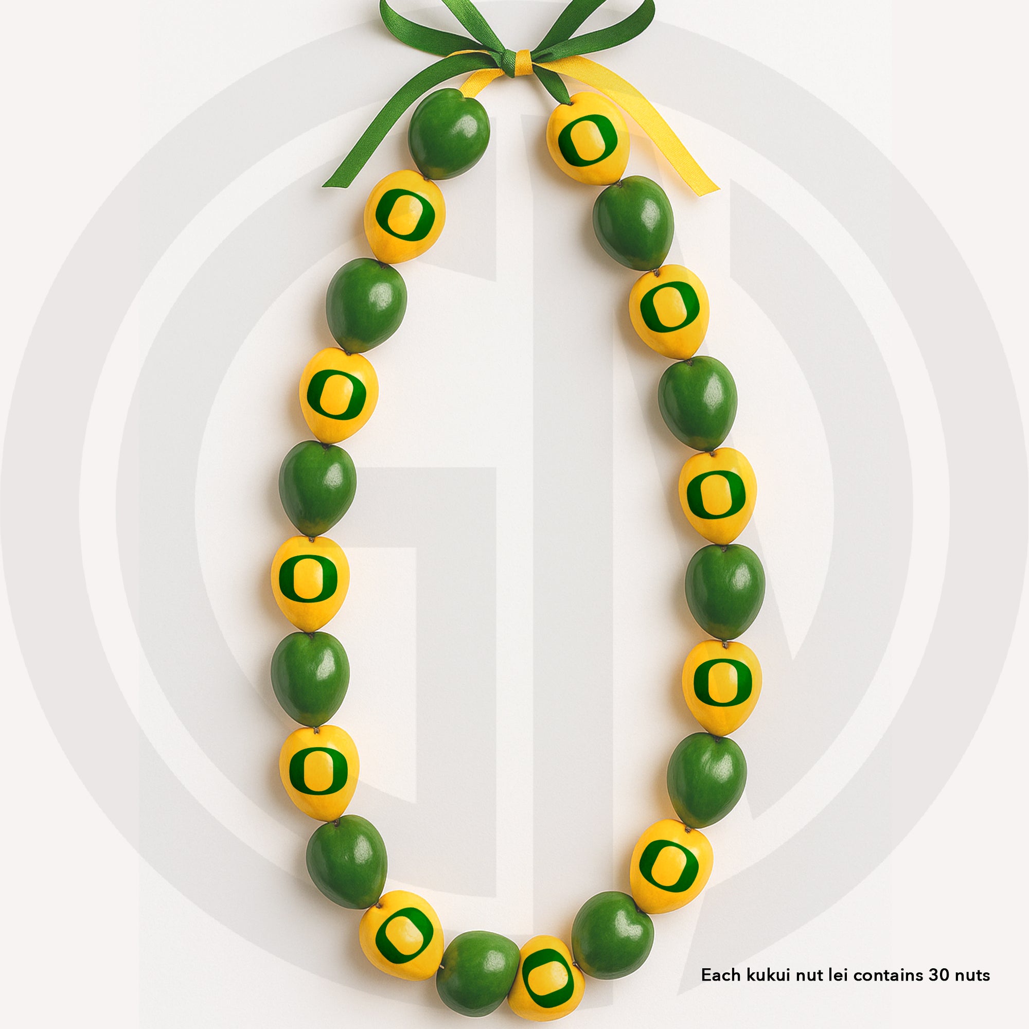 Oregon Ducks Kukui Nut Lei