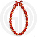 USC Arch Logo - All Cardinal Red Kukui Nut Lei