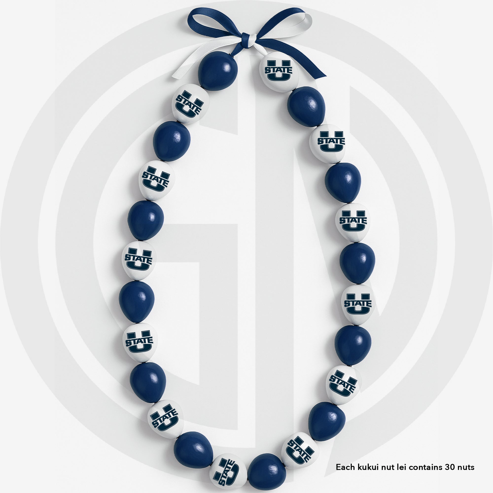 Utah State Kukui Nut Lei