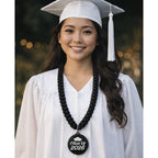 Ribbon Lei Class of 2026 Black