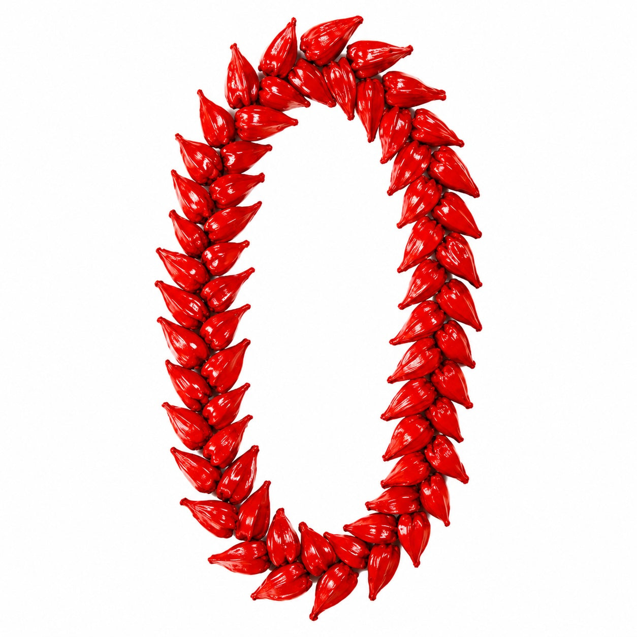 Ula Fala Necklace Red