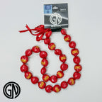 USC Arch Logo - All Cardinal Red Kukui Nut Lei