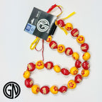 USC Arched logo w/ Hibiscus Flower Kukui Nut Lei