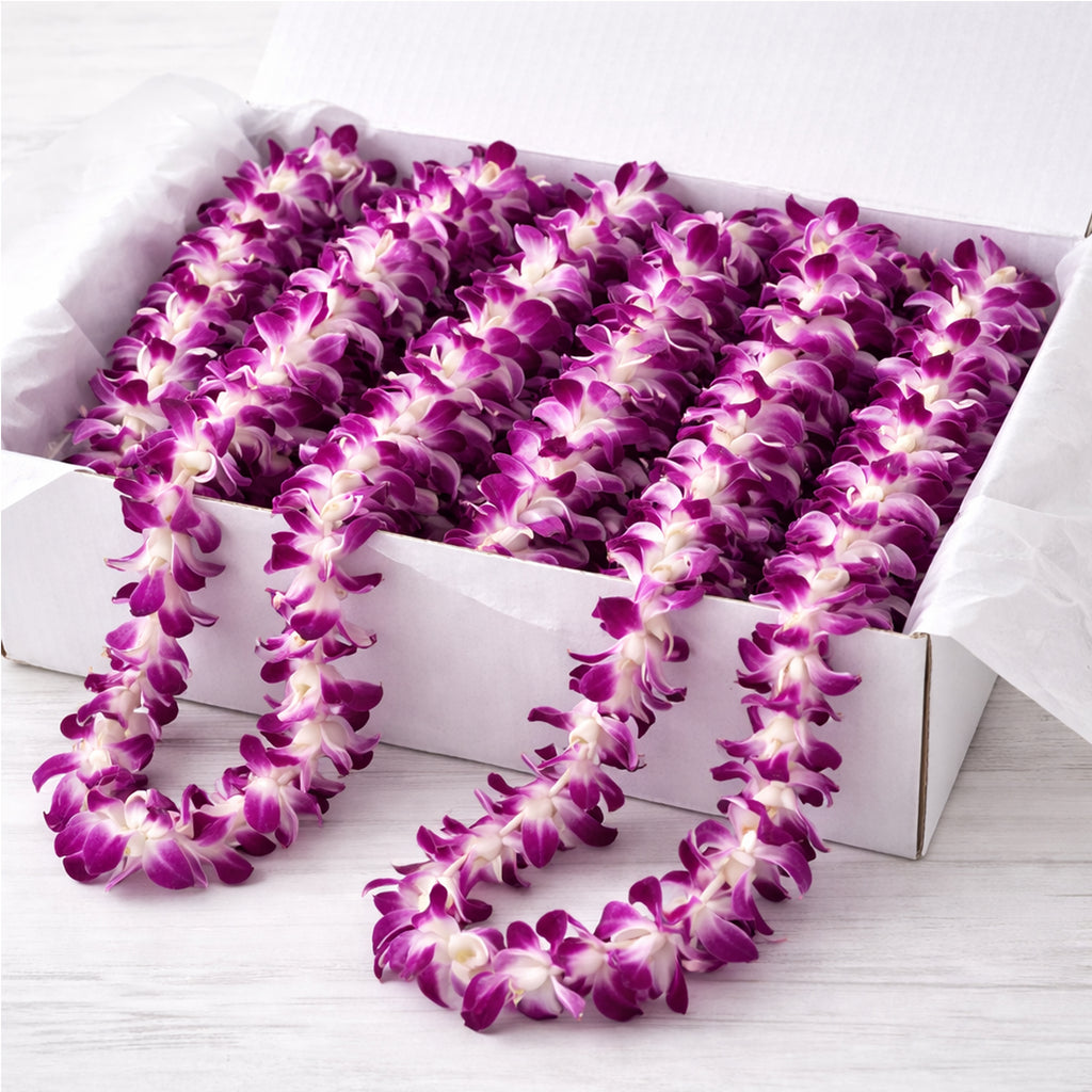 Orchid Lei Box